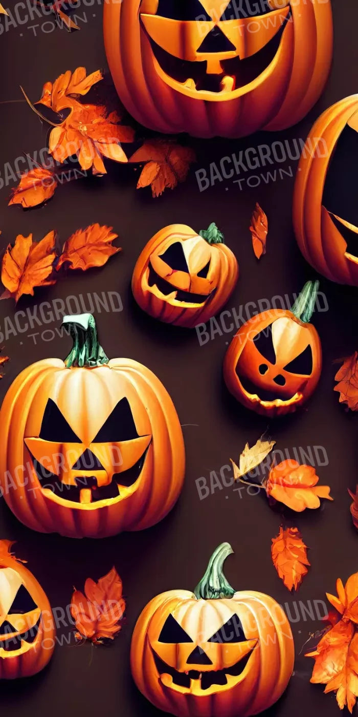 Jack O Pattern 10’X20’ Ultracloth (120 X 240 Inch) Backdrop