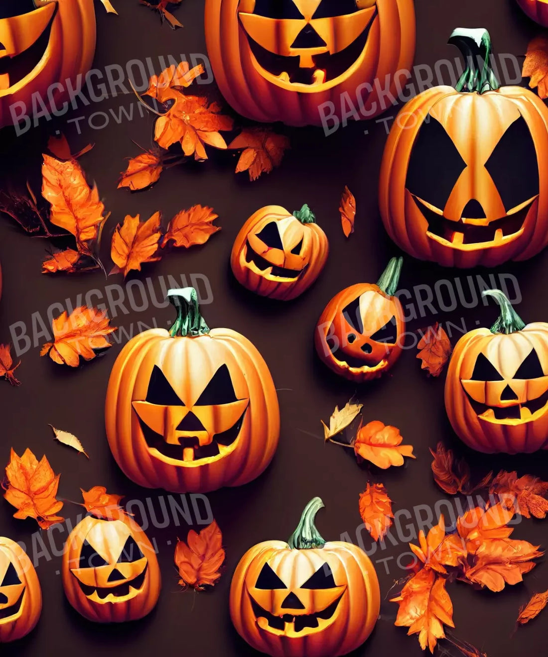 Orange , Brown , Green Backdrop for Photography