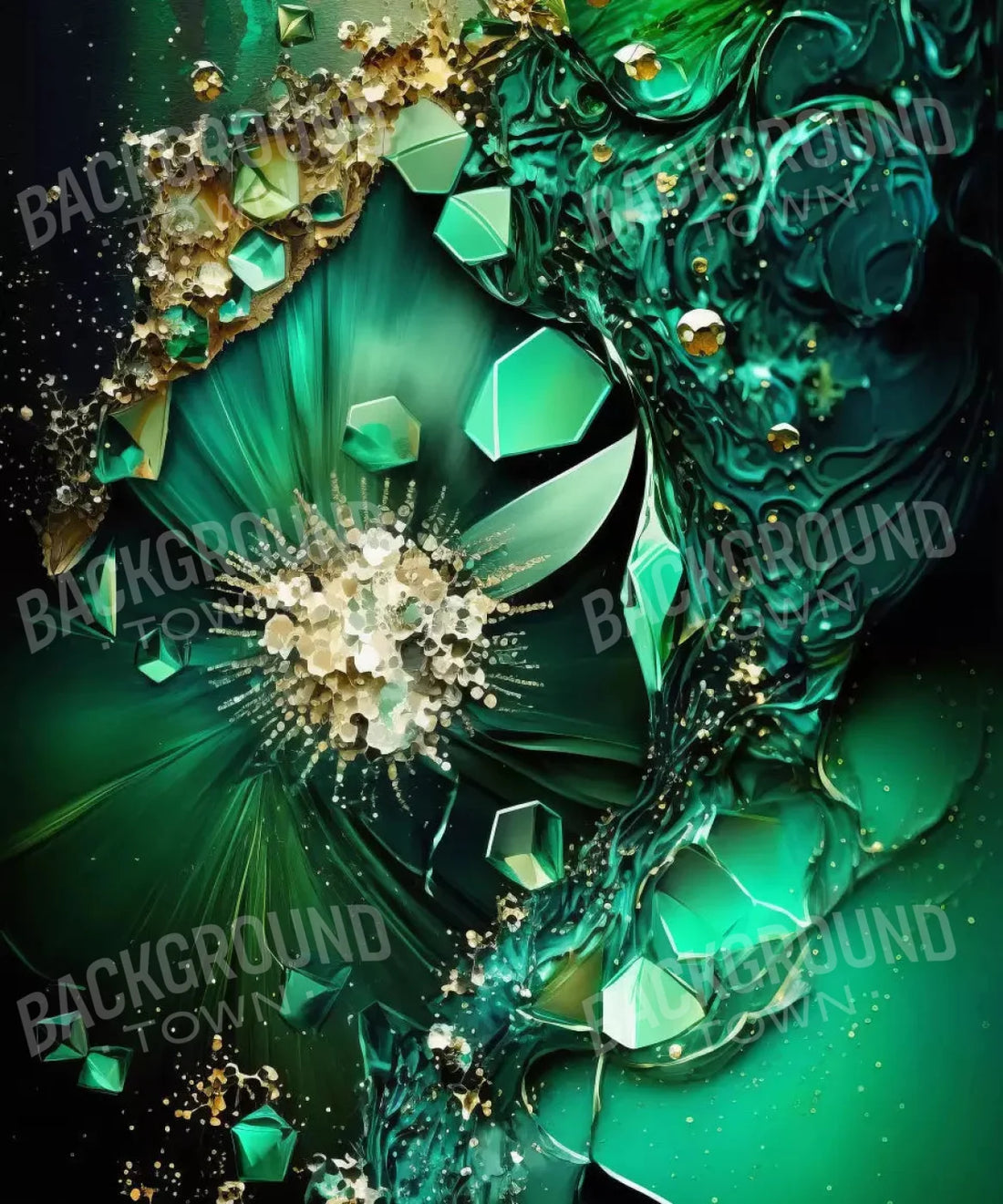 Green Textured Backdrop for Photography