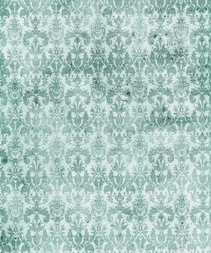 Green Damask Backdrop for Photography
