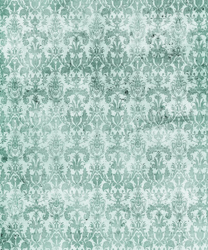 Green Damask Backdrop for Photography