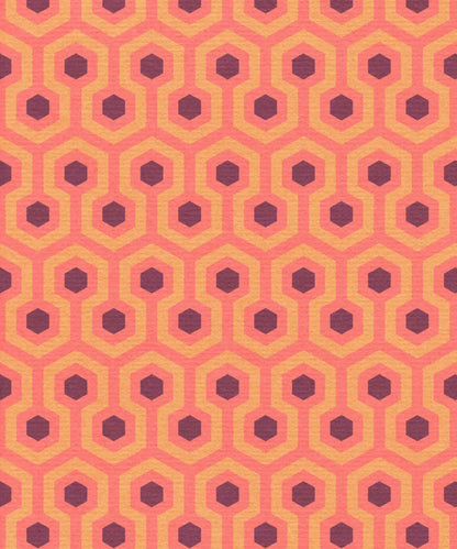 Orange Pattern Backdrop for Photography