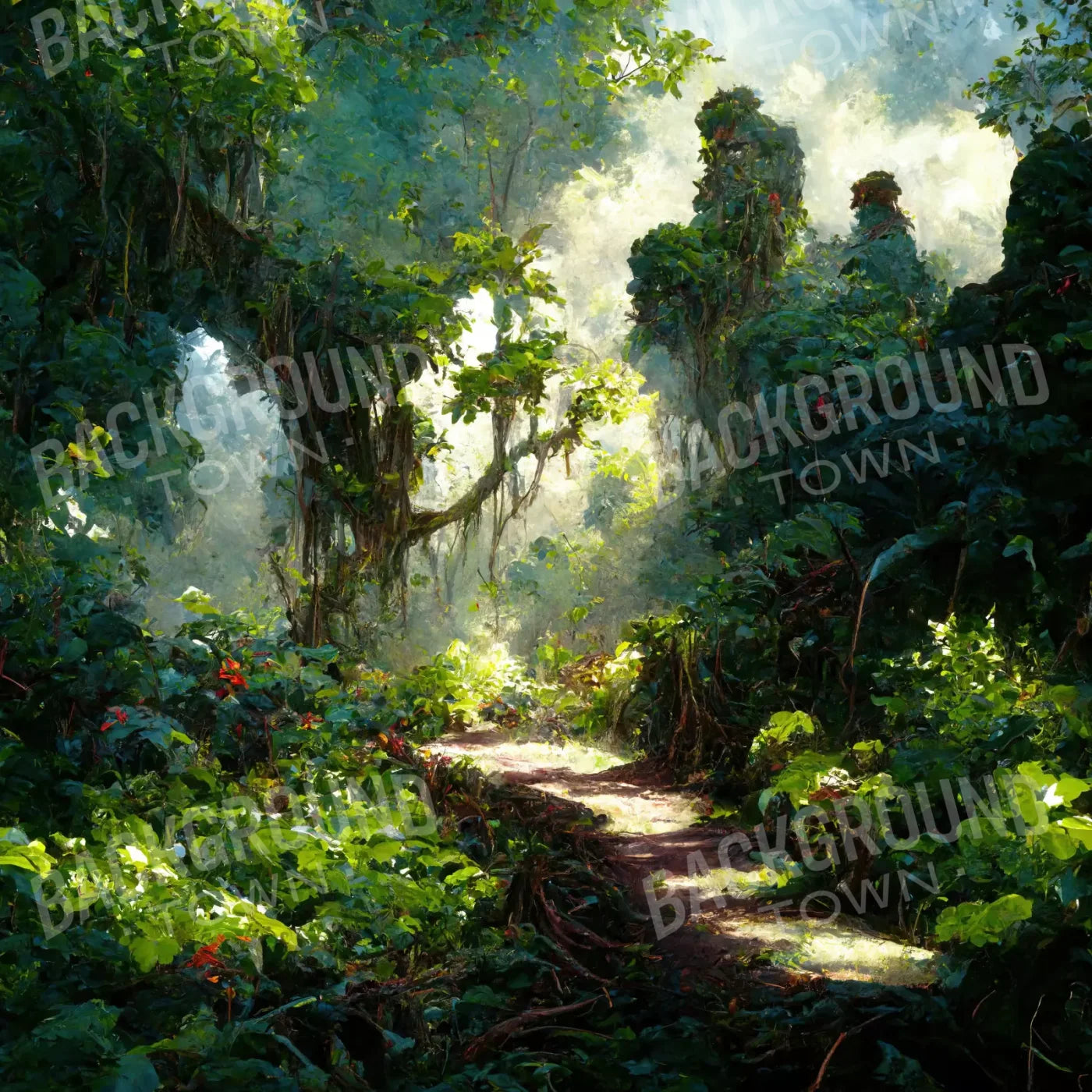 Jungle Fever Path 10’X10’ Ultracloth (120 X Inch) Backdrop