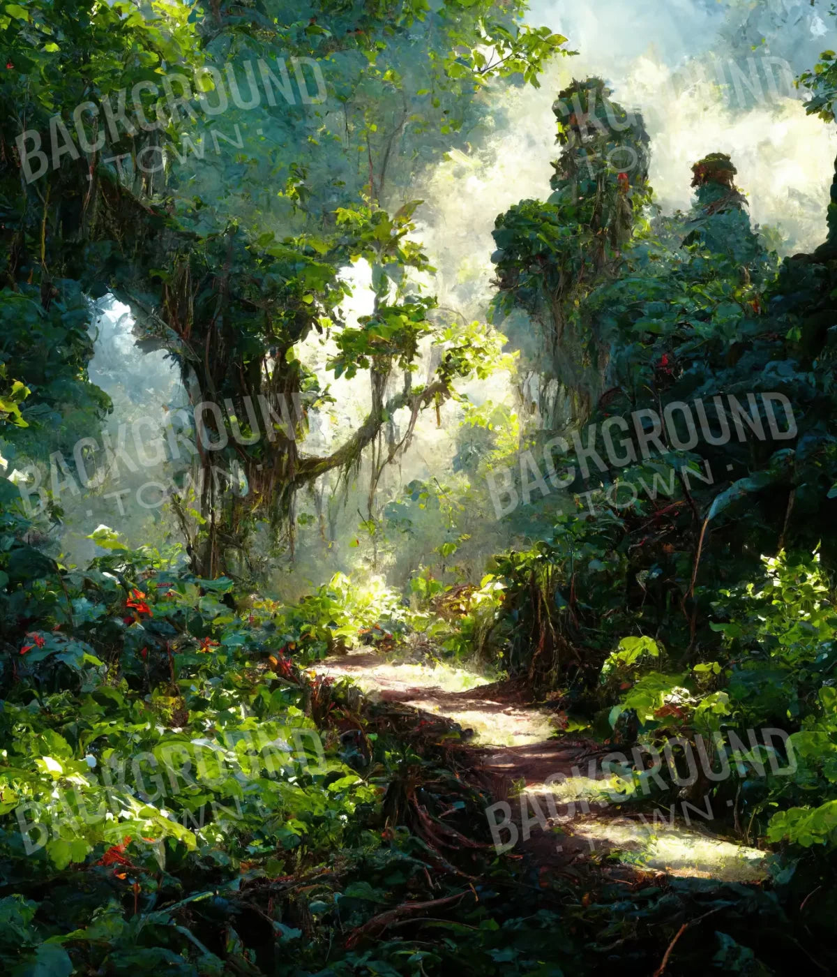 Jungle Fever Path 10’X12’ Ultracloth (120 X 144 Inch) Backdrop