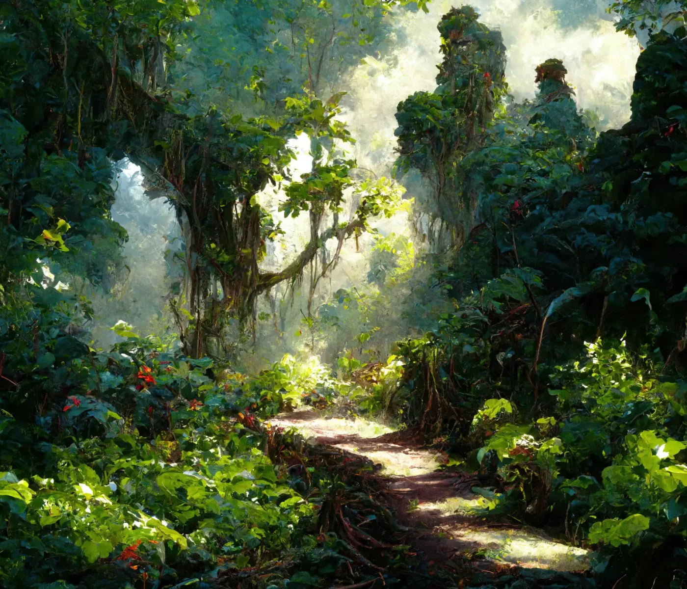 Jungle Fever Path 12’X10’ Ultracloth (144 X 120 Inch) Backdrop