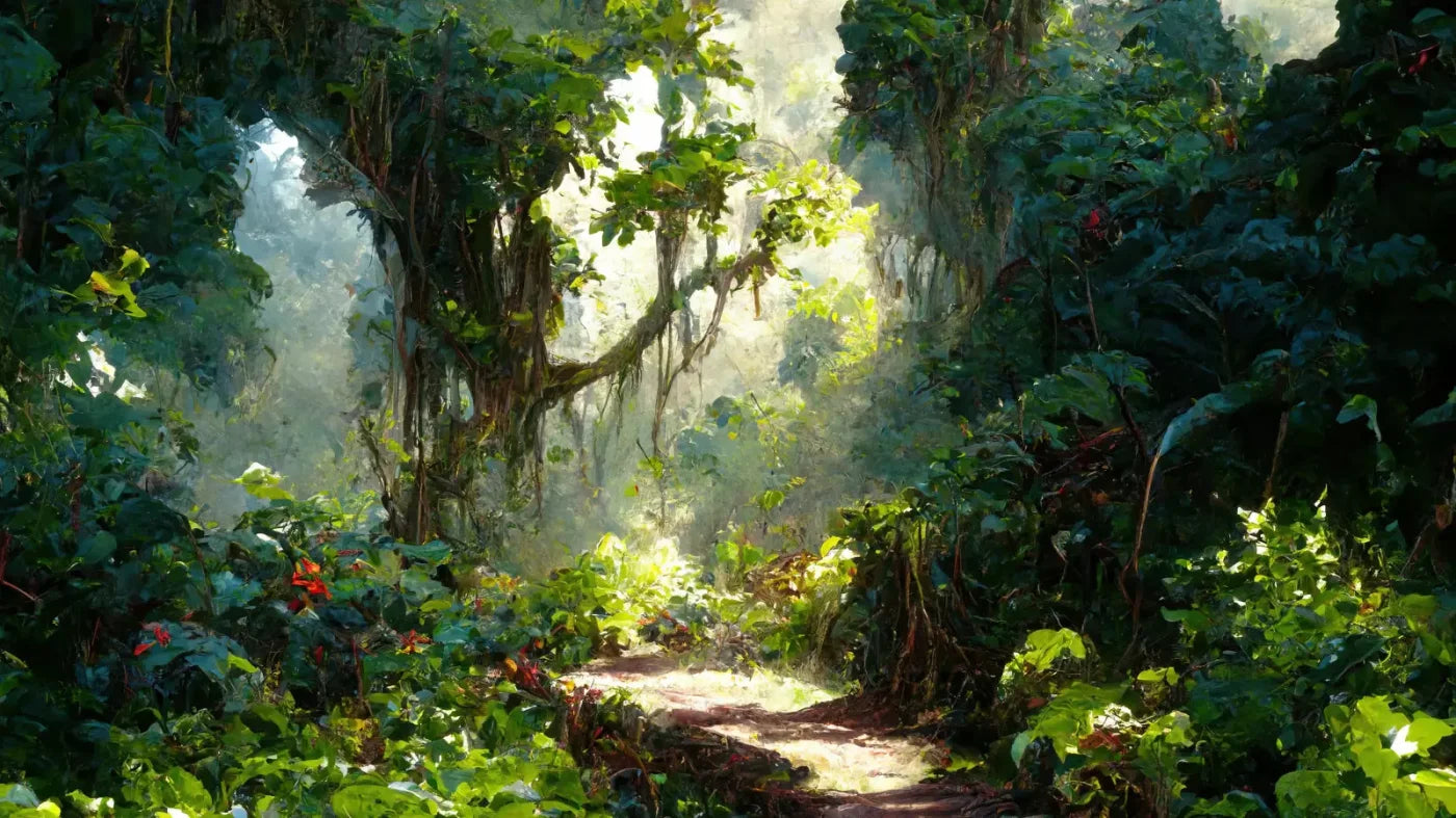 Jungle Fever Path 14’X8’ Ultracloth (168 X 96 Inch) Backdrop