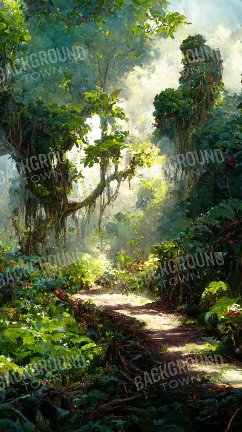 Jungle Fever Path 8’X14’ Ultracloth (96 X 168 Inch) Backdrop