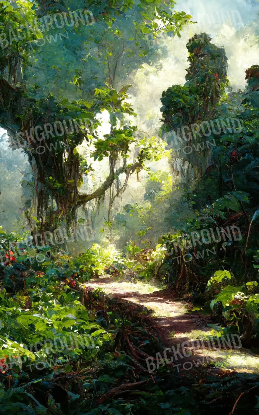 Jungle Fever Path 9’X14’ Ultracloth (108 X 168 Inch) Backdrop