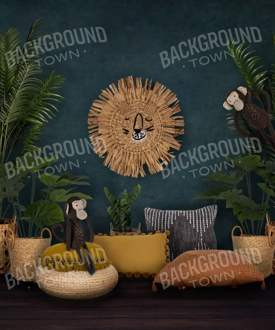 Brown Set Designs Backdrop for Photography