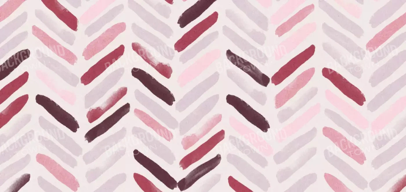 Justine Chevron 16X8 Ultracloth ( 192 X 96 Inch ) Backdrop