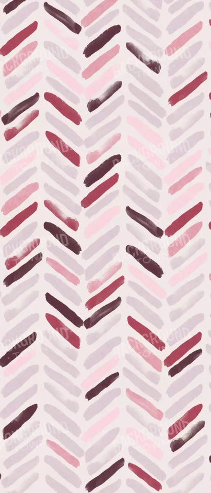 Justine Chevron 5X12 Ultracloth For Westcott X-Drop ( 60 X 144 Inch ) Backdrop