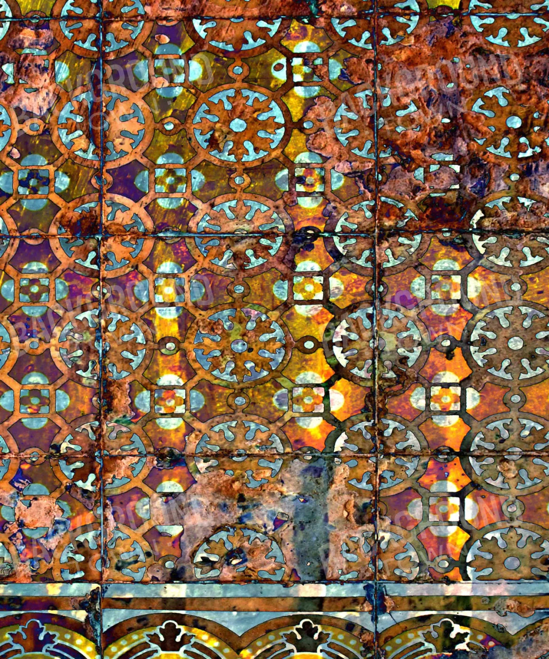 Multi-Color Pattern Backdrop for Photography