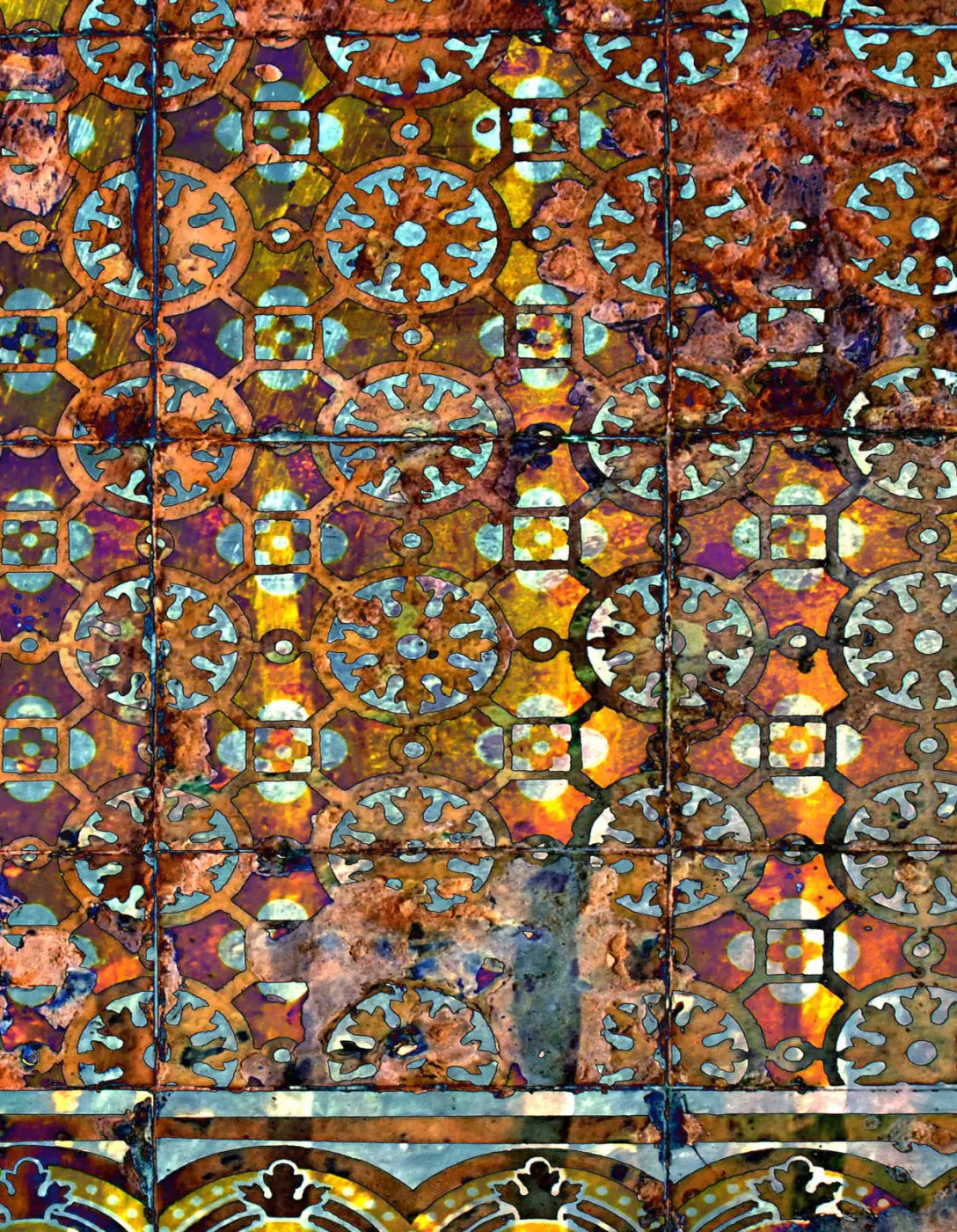 Kalaidascope 6X8 Fleece ( 72 X 96 Inch ) Backdrop