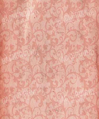 Orange Damask Backdrop for Photography