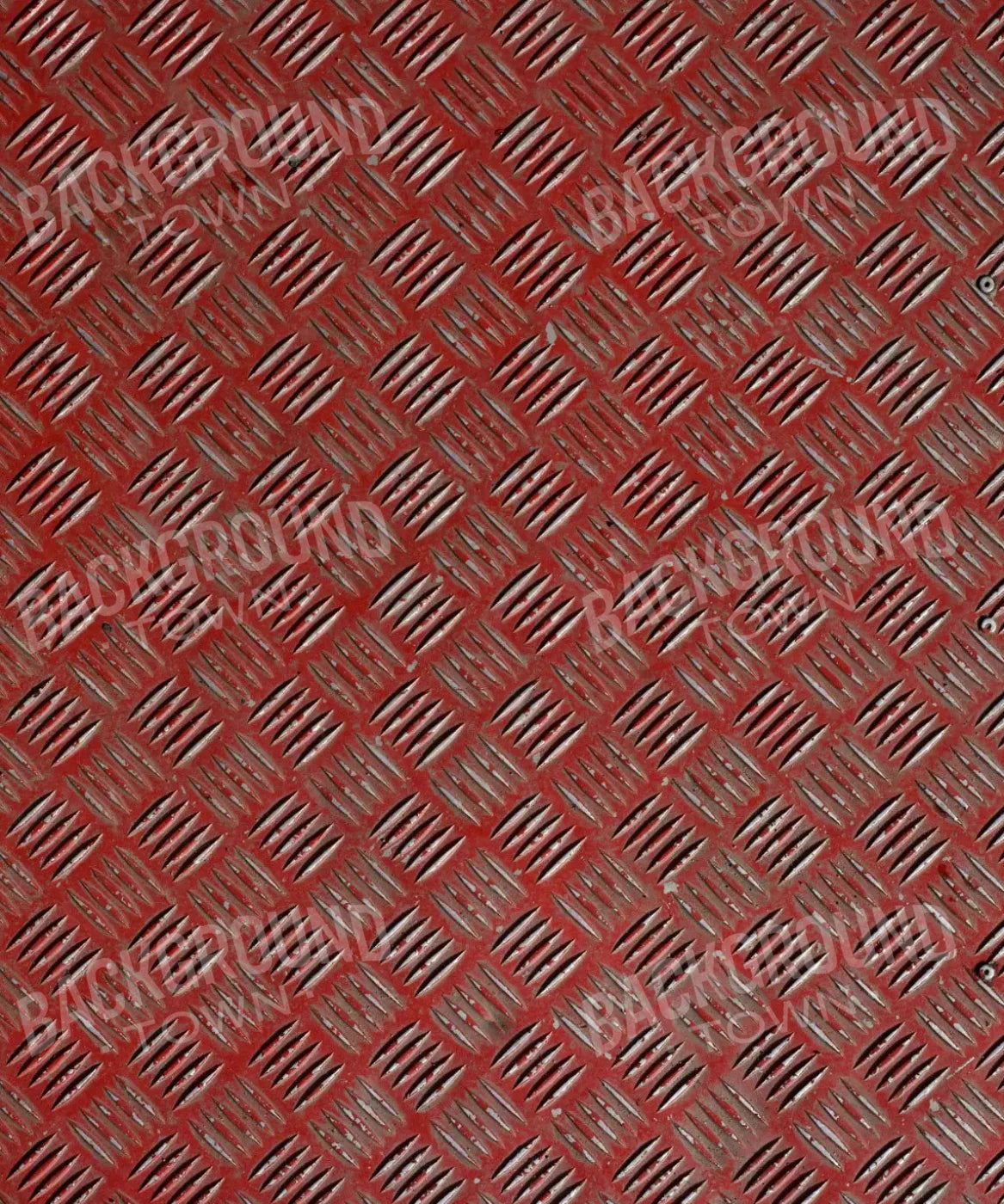 Red Steel and Metal Backdrop for Photography