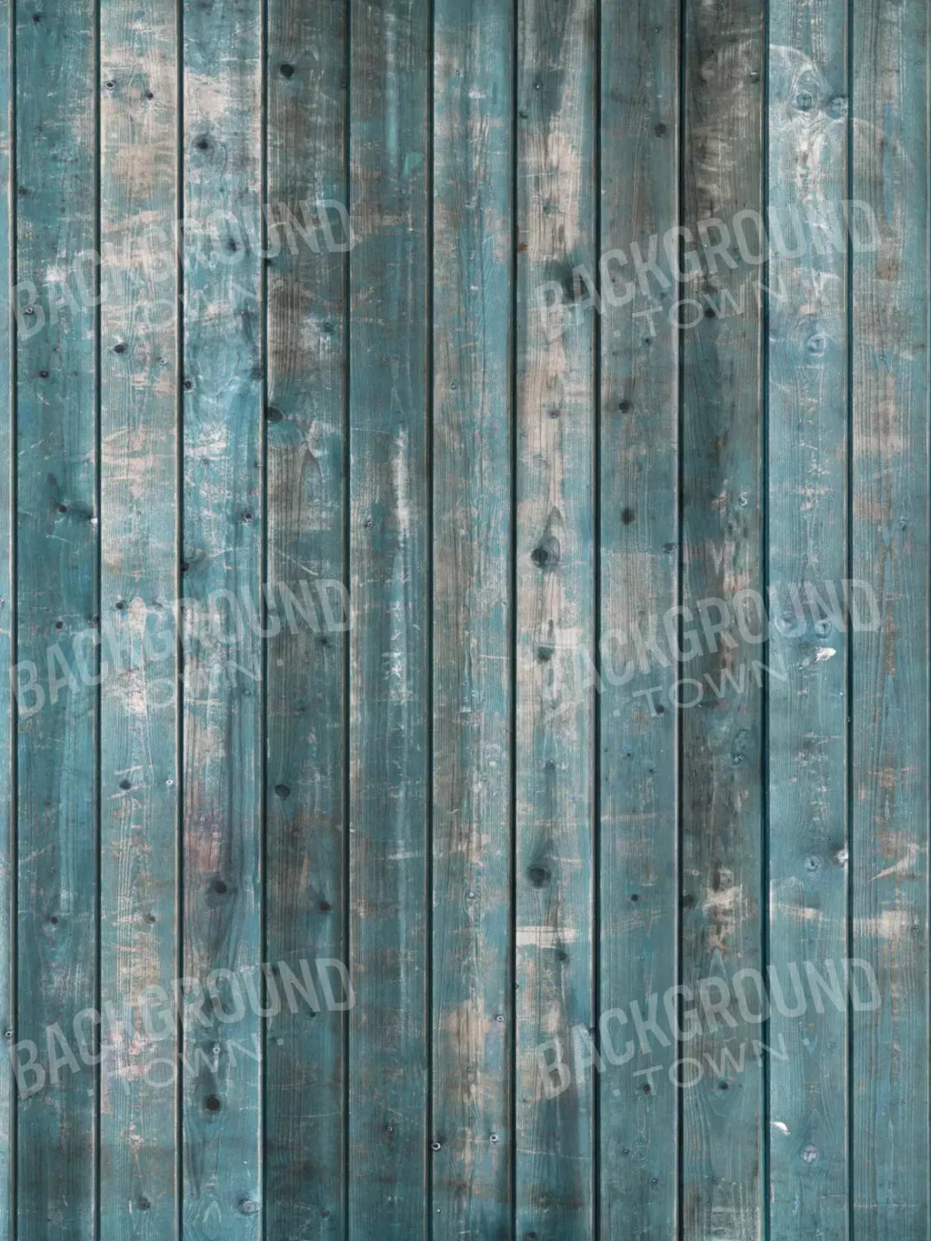 Knotty Teal 8X10 Fleece ( 96 X 120 Inch ) Backdrop