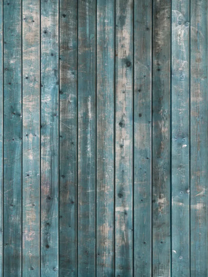 Knotty Teal 8X10 Fleece ( 96 X 120 Inch ) Backdrop