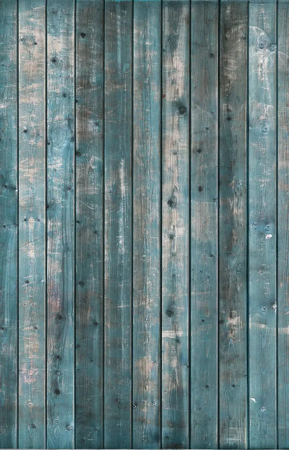 Knotty Teal 8X12 Ultracloth ( 96 X 144 Inch ) Backdrop