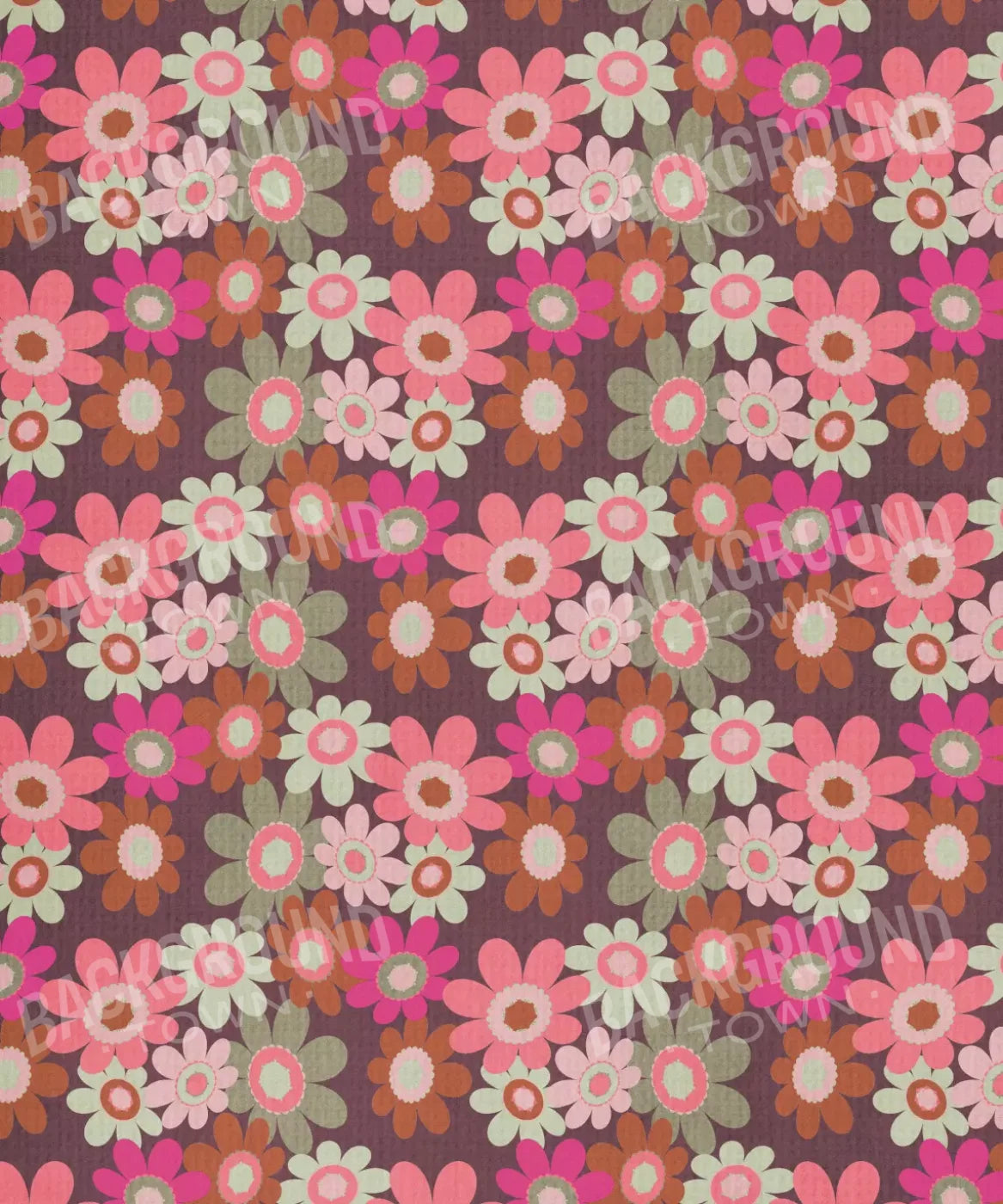 Multi-Color Floral Backdrop for Photography