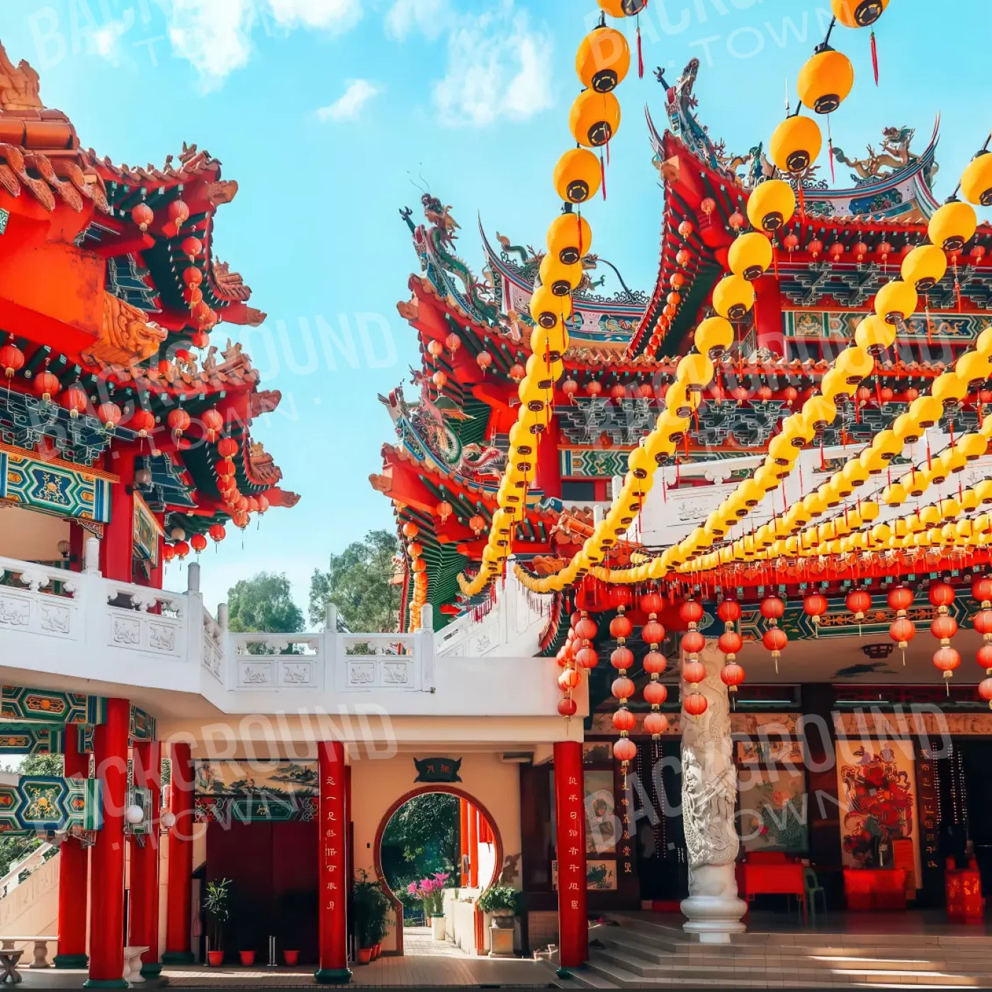 Kuala Lumpur 10’x10’ UltraCloth (120 x 120 inch) Backdrop