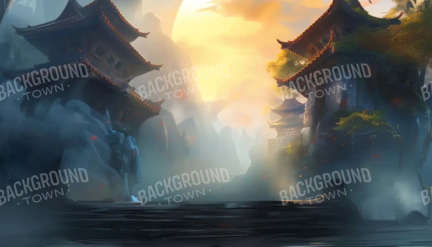 KungFu Street 14’x8’ UltraCloth (168 x 96 inch) Backdrop