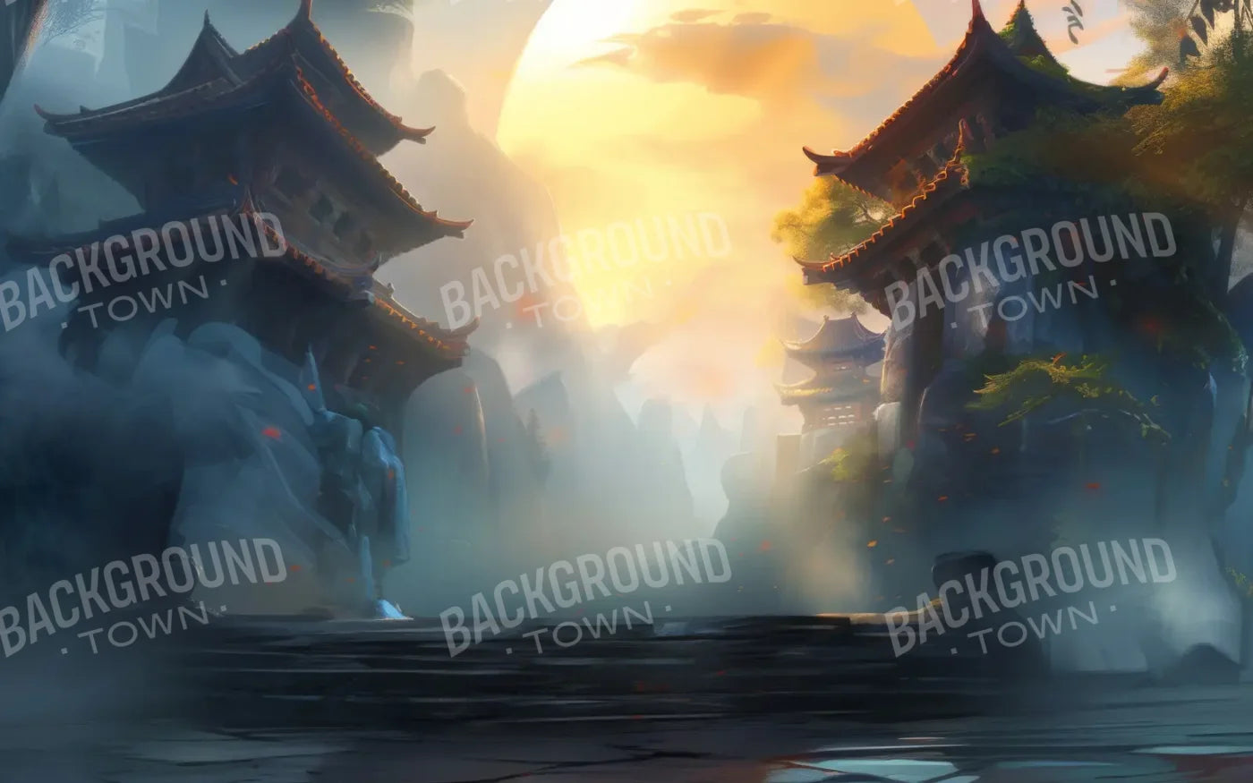 KungFu Street 8’x5’ UltraCloth (96 x 60 inch) Backdrop