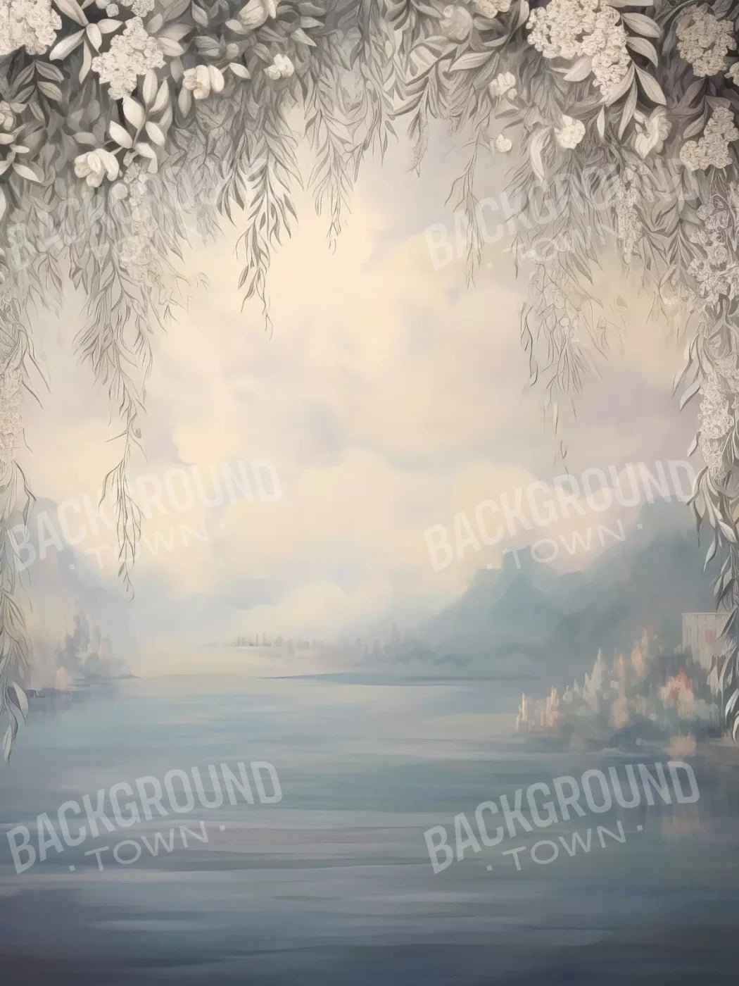 Lake Bough 5’X6’8 Fleece (60 X 80 Inch) Backdrop