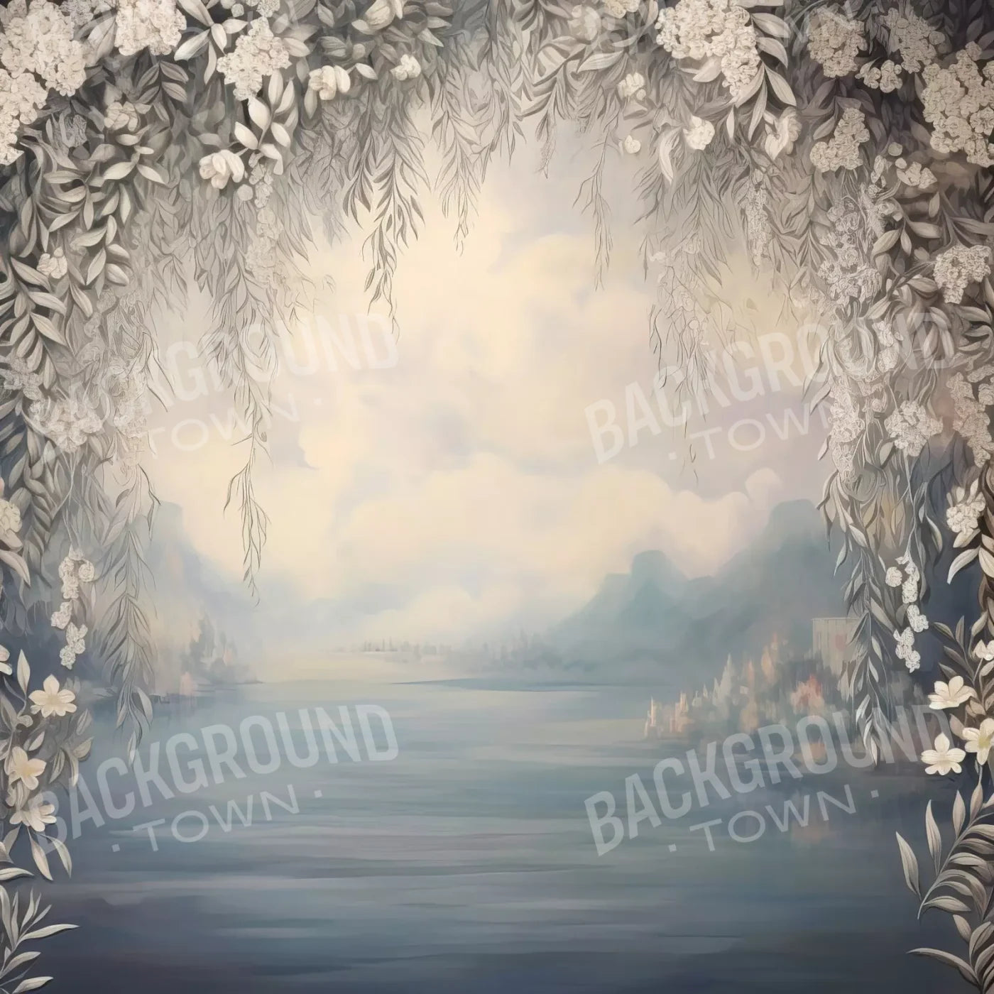 Lake Bough 8’X8’ Fleece (96 X Inch) Backdrop