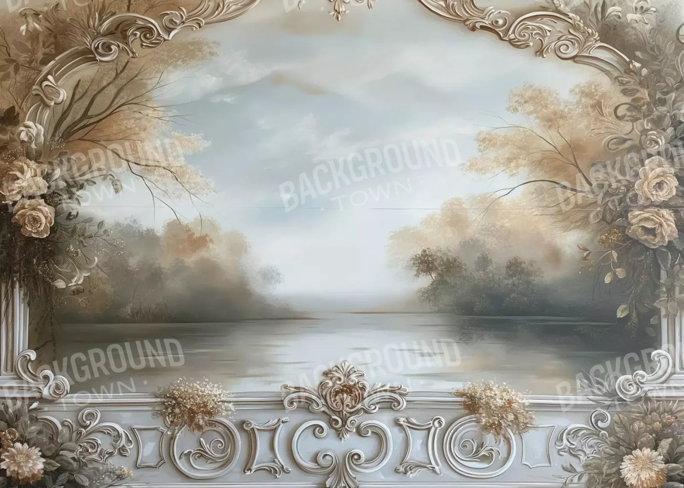 Lakeview Scenic 7’X5’ Ultracloth (84 X 60 Inch) Backdrop