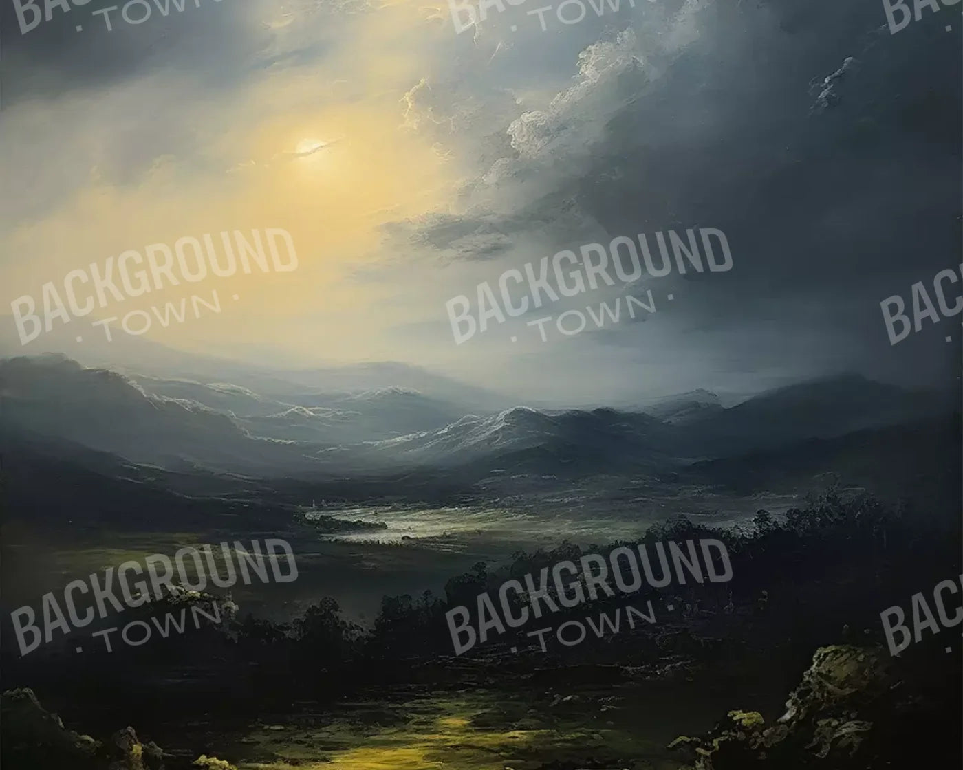 Landscape I 10’X8’ Fleece (120 X 96 Inch) Backdrop