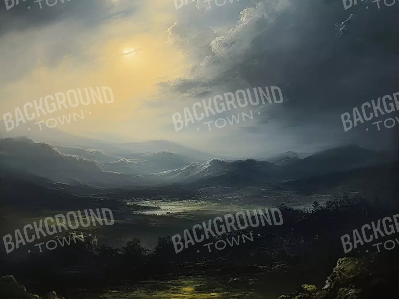 Landscape I 6’8X5’ Fleece (80 X 60 Inch) Backdrop