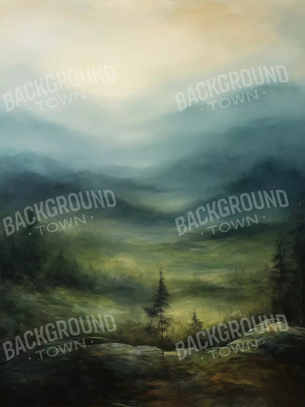 Landscape Ii 5’X6’8 Fleece (60 X 80 Inch) Backdrop