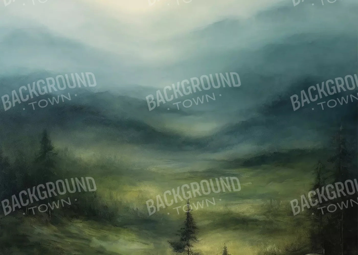 Landscape Ii 7’X5’ Ultracloth (84 X 60 Inch) Backdrop
