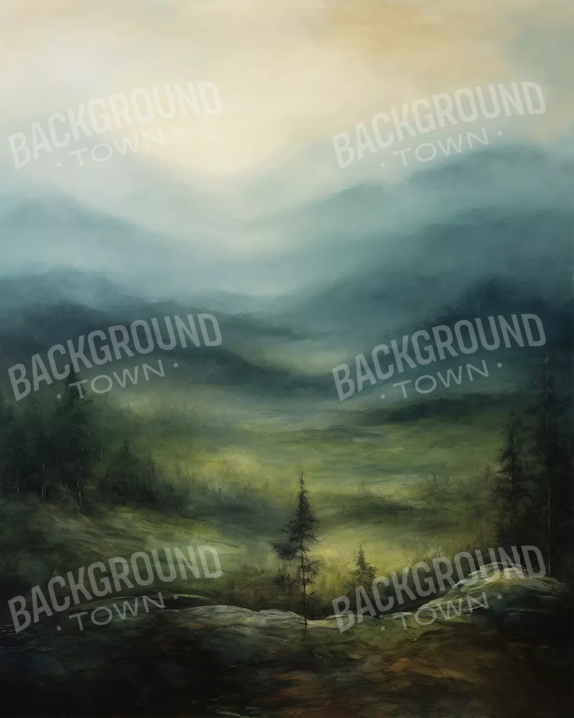 Landscape Ii 8’X10’ Fleece (96 X 120 Inch) Backdrop