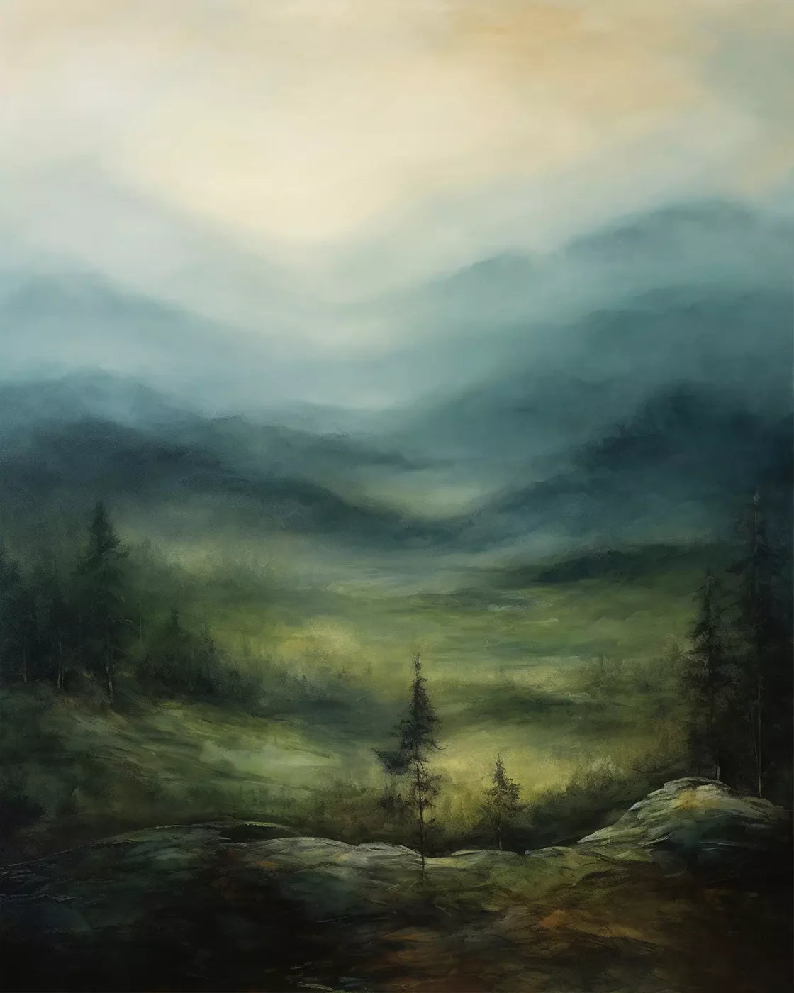 Landscape Ii 8’X10’ Fleece (96 X 120 Inch) Backdrop