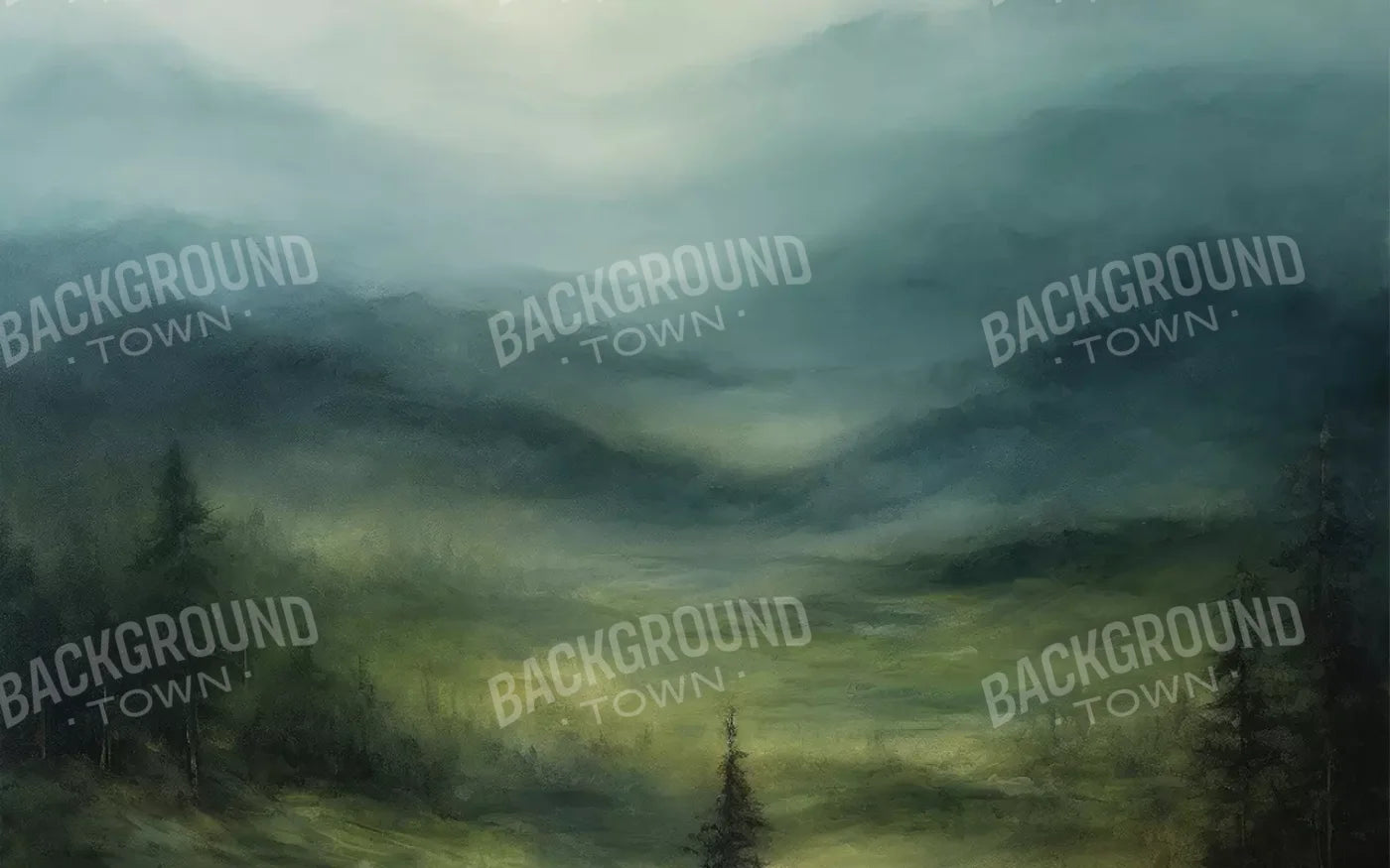 Landscape Ii 8’X5’ Ultracloth (96 X 60 Inch) Backdrop