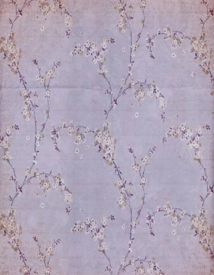 Lavender Blossom 6X8 Fleece ( 72 X 96 Inch ) Backdrop