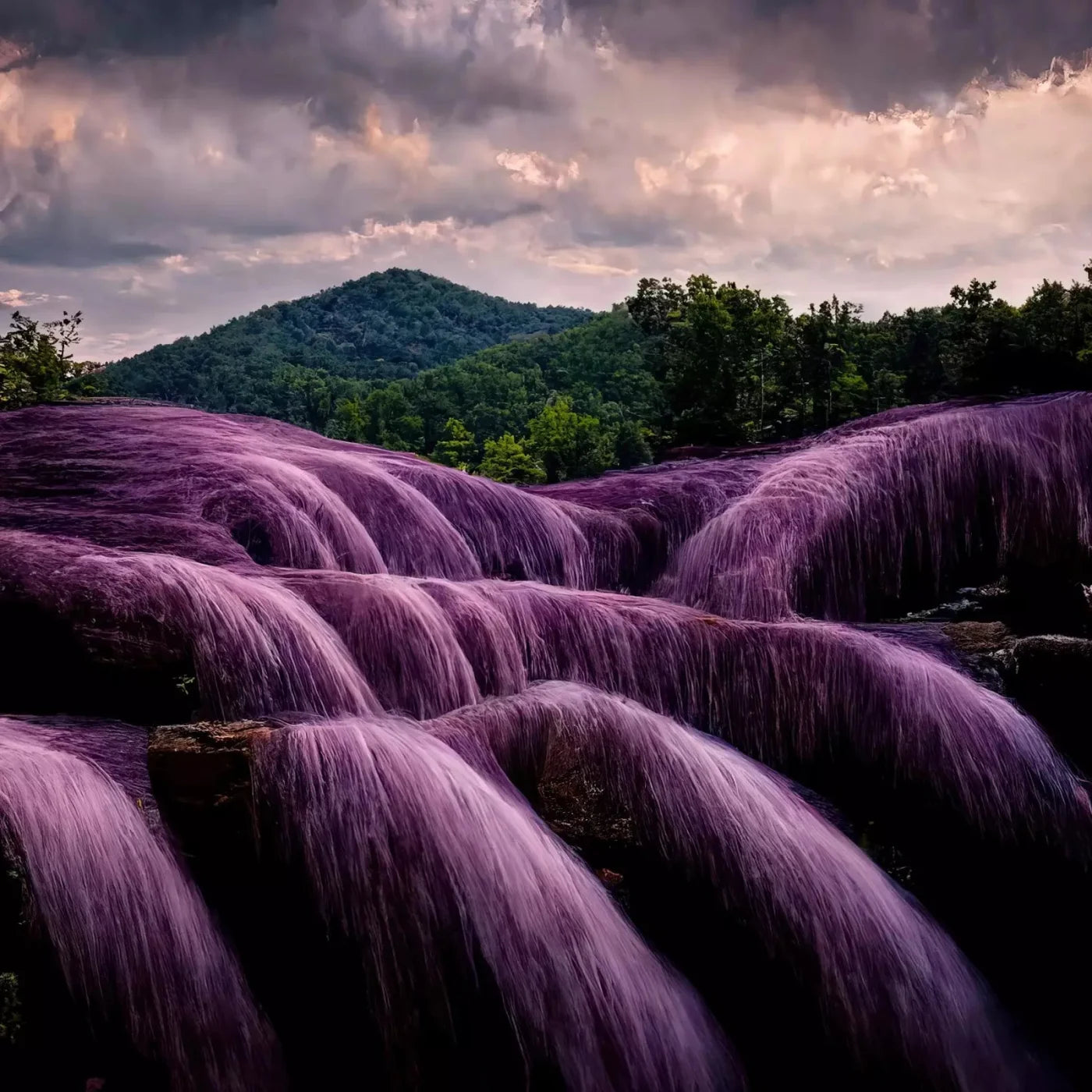 Lavendar Falls 10X10 Ultracloth ( 120 X Inch ) Backdrop