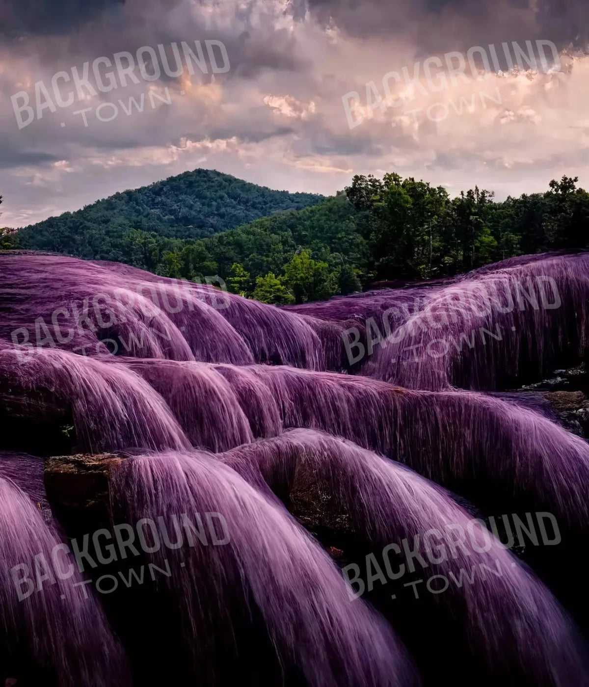 Lavendar Falls 10X12 Ultracloth ( 120 X 144 Inch ) Backdrop