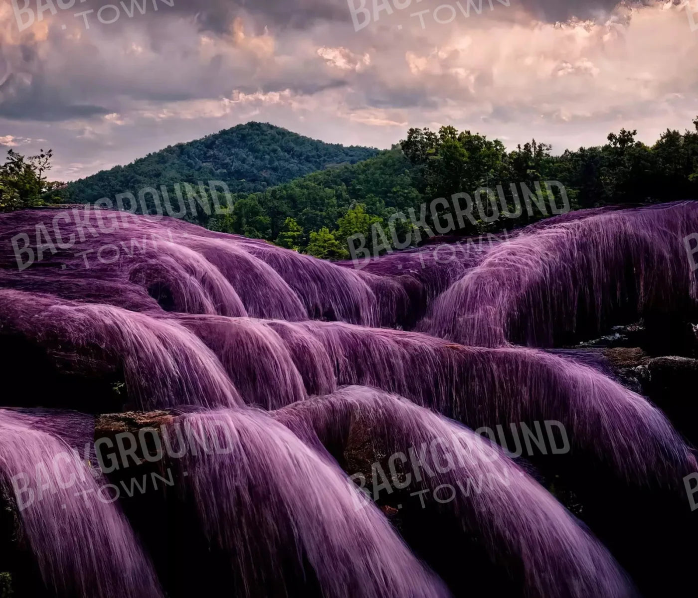 Lavendar Falls 12X10 Ultracloth ( 144 X 120 Inch ) Backdrop