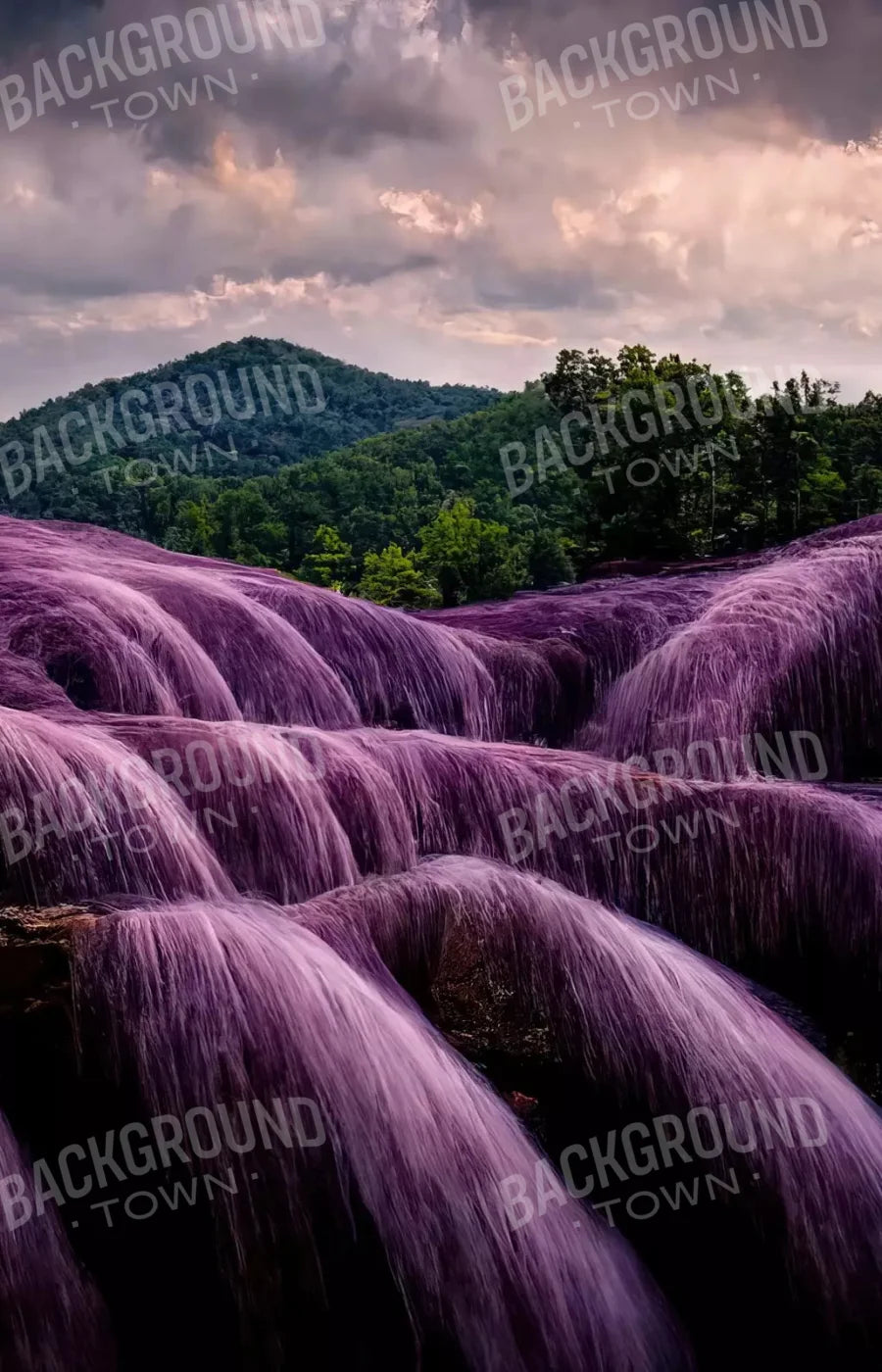 Lavendar Falls 8X12 Ultracloth ( 96 X 144 Inch ) Backdrop