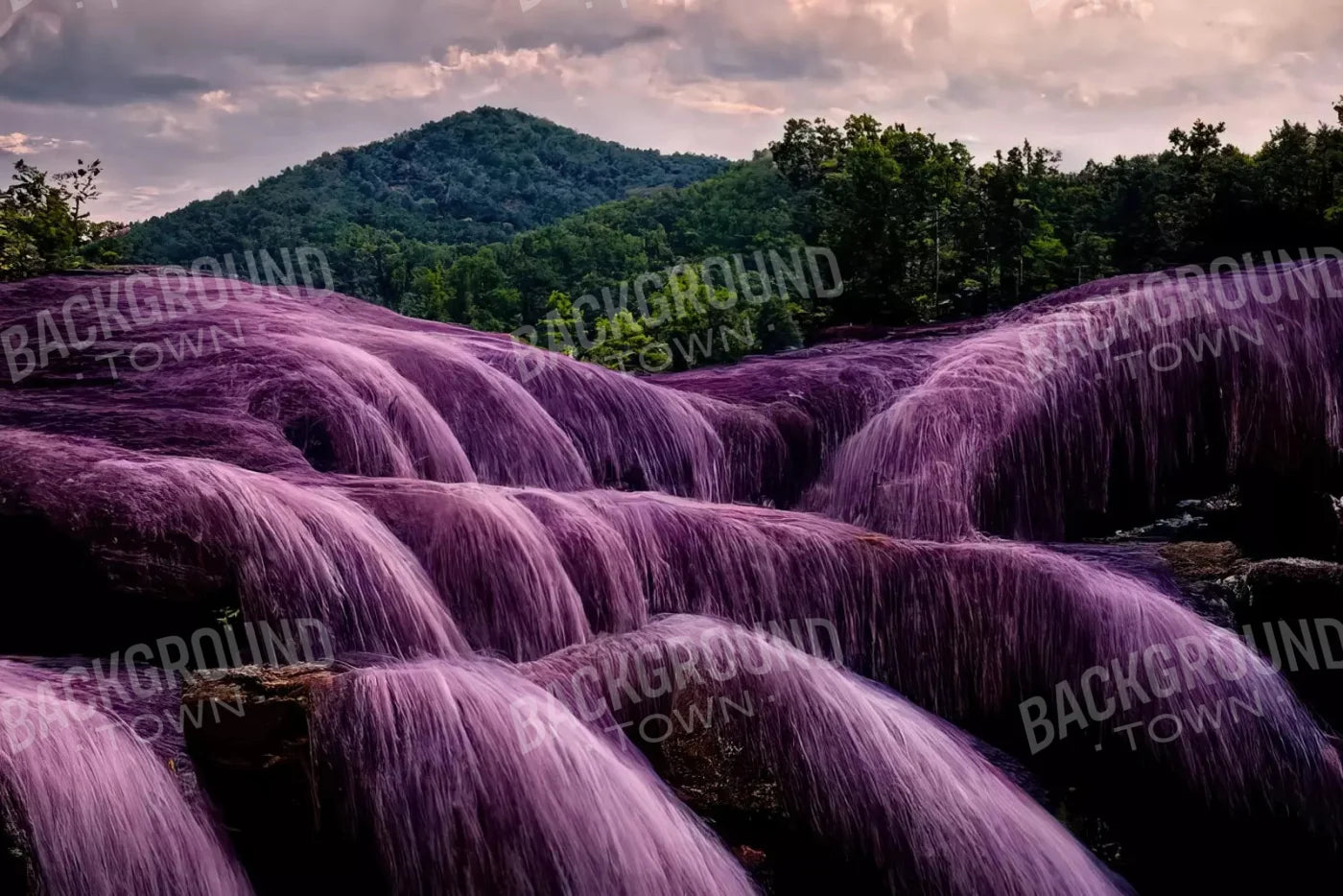 Lavendar Falls 8X5 Ultracloth ( 96 X 60 Inch ) Backdrop