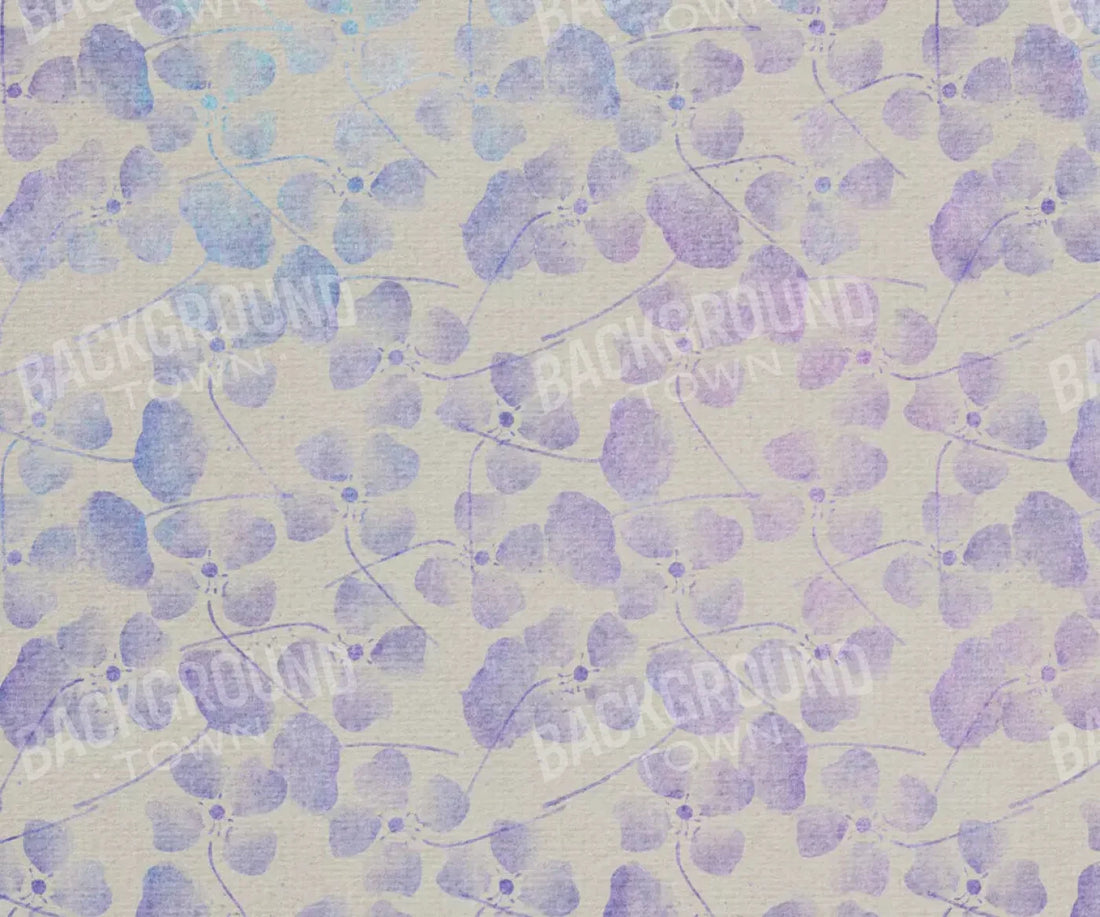 Lavendar Field 5X42 Fleece ( 60 X 50 Inch ) Backdrop