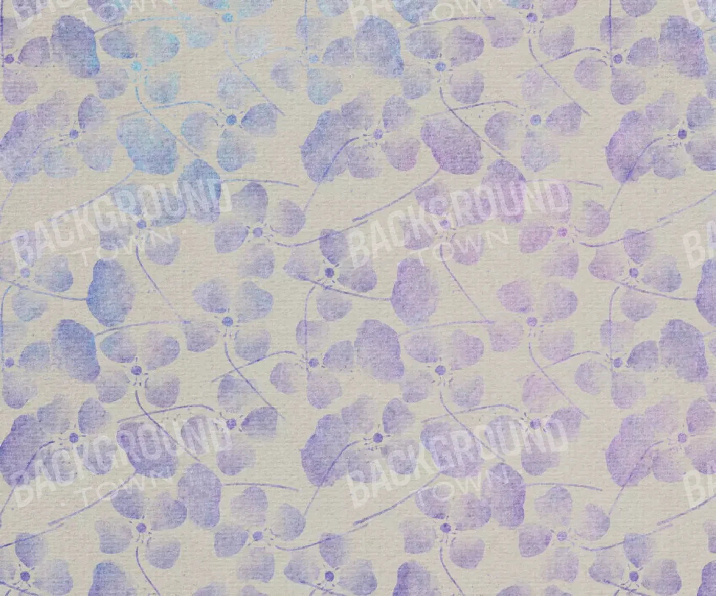 Lavendar Field 5X42 Fleece ( 60 X 50 Inch ) Backdrop