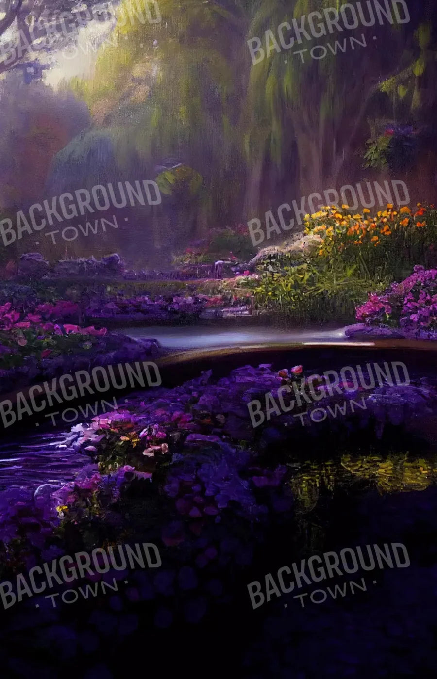 Lavendar Forest 8X12 Ultracloth ( 96 X 144 Inch ) Backdrop