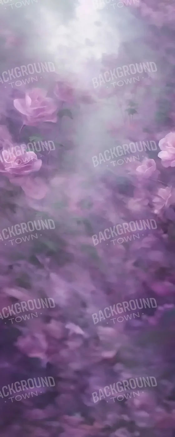 Lavender Roses Sweep 8’x20’ UltraCloth (96 x 240 inch) Backdrop