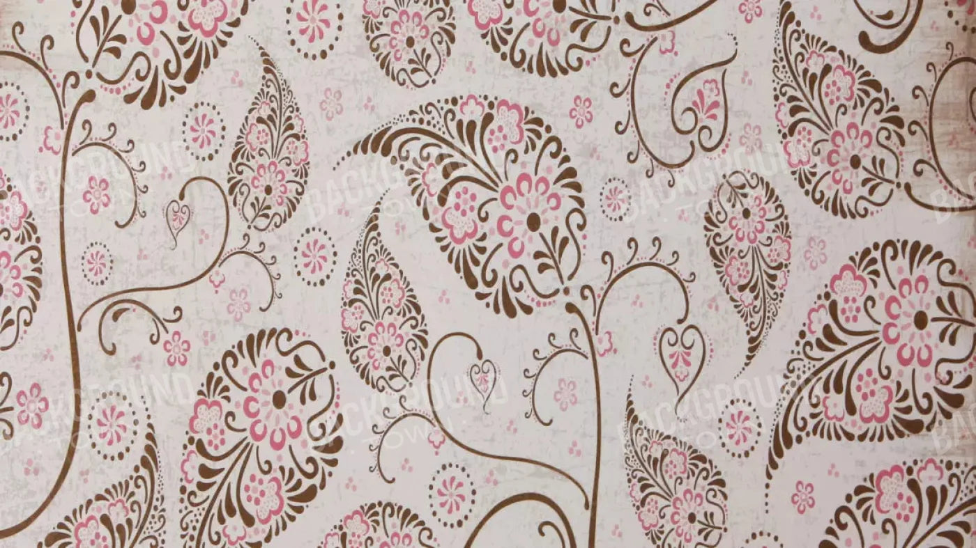 Leaflet Pink 14X8 Ultracloth ( 168 X 96 Inch ) Backdrop