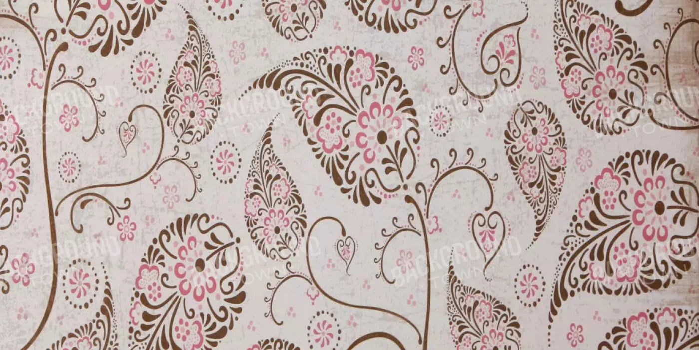 Leaflet Pink 20X10 Ultracloth ( 240 X 120 Inch ) Backdrop