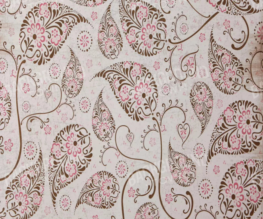 Leaflet Pink 5X42 Fleece ( 60 X 50 Inch ) Backdrop