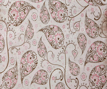 Leaflet Pink 5X42 Fleece ( 60 X 50 Inch ) Backdrop